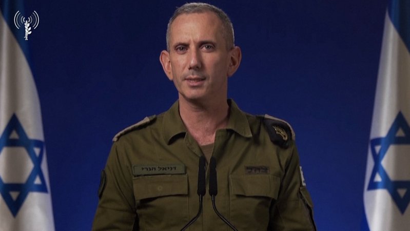 Der Sprecher der israelischen Armee, Daniel Hagari