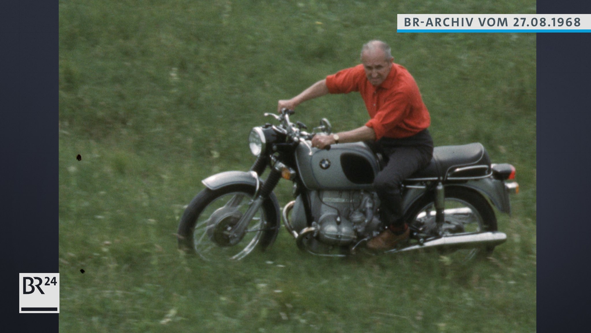 #BR24Zeitreise: Testfahrt mit Rennfahrer-Legende Ernst Henne