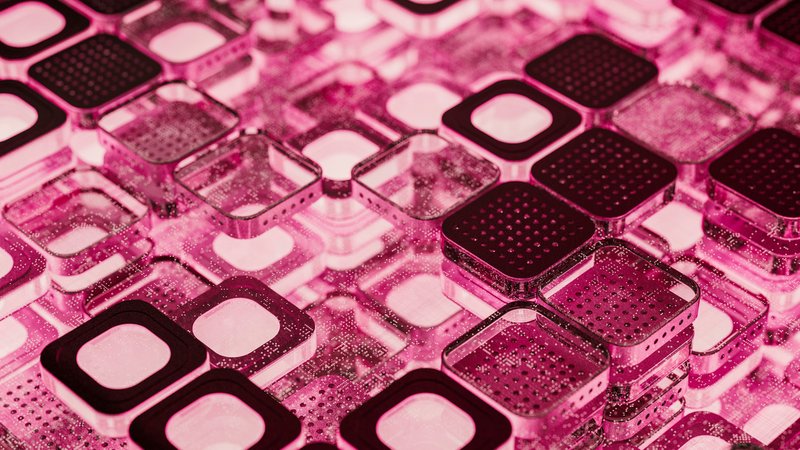 Nachbildung verschiedener Ebenen eines Mikrochips | Bild: picture alliance / Javier Pardina Nachbildung verschiedener Ebenen eines Mikrochips