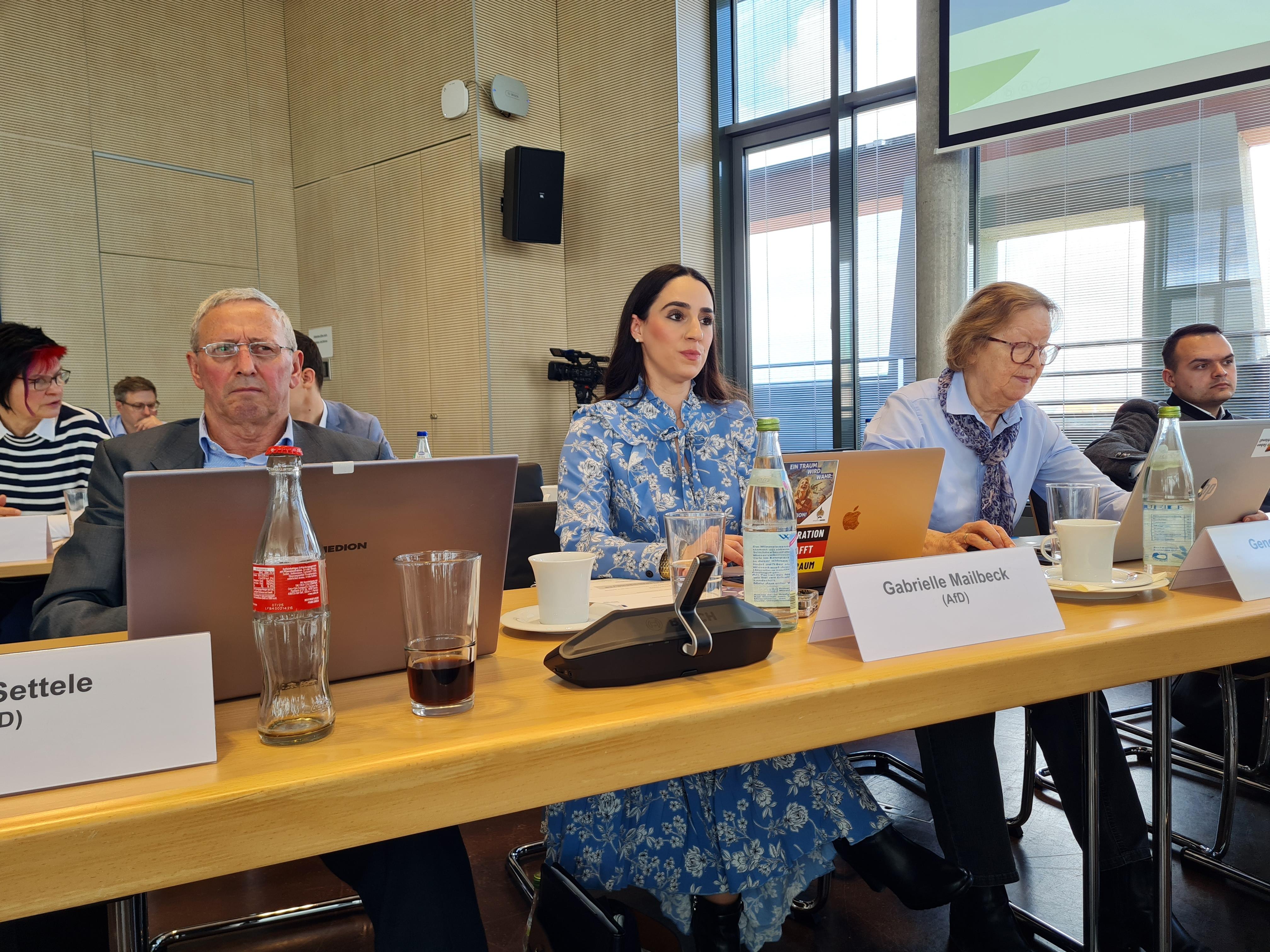Nach dem Eklat im schwäbischen Bezirkstag hat sich AfD-Politikerin Mailbeck entschuldigt.