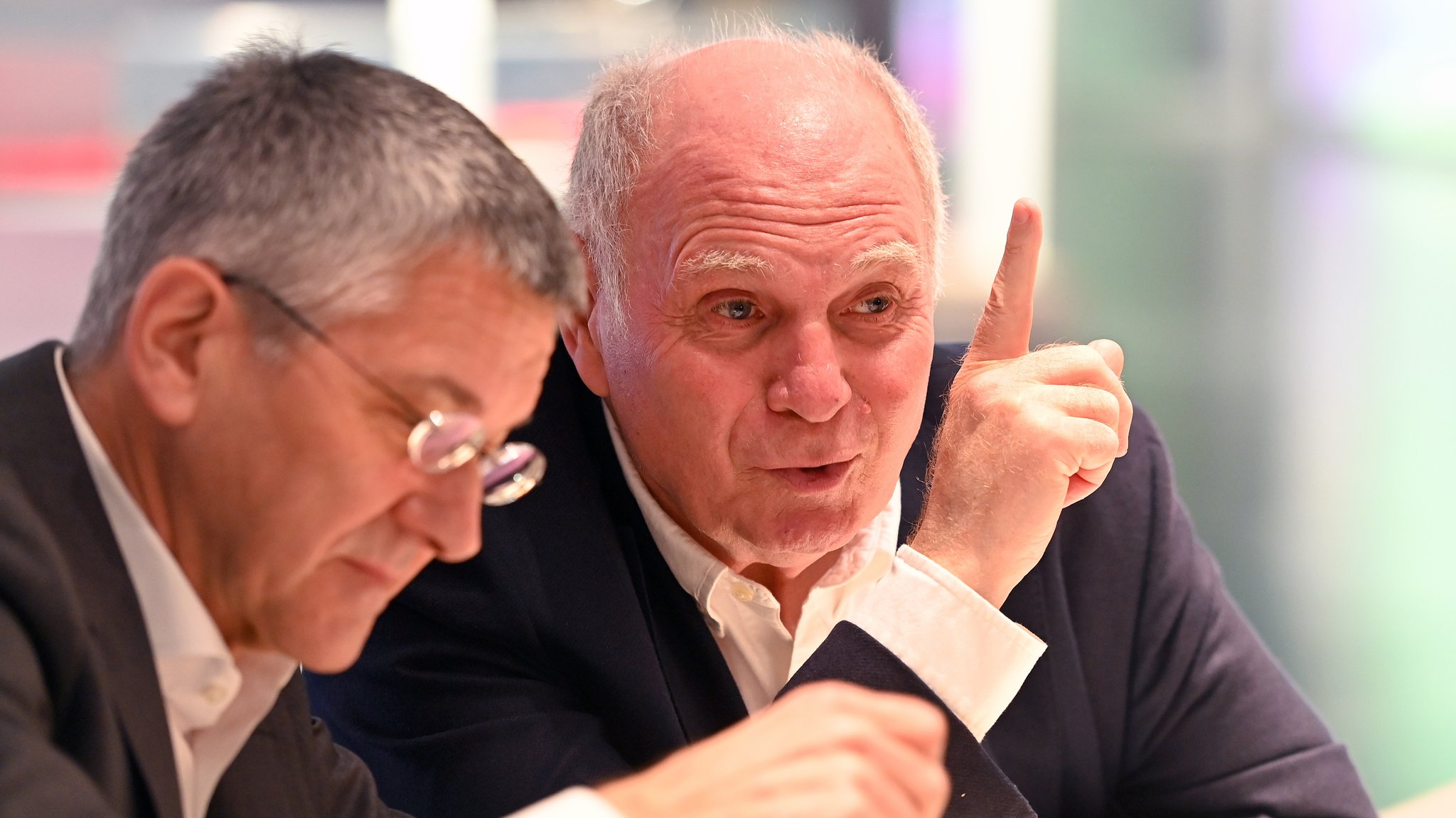 Aufwärts beim FCB: Uli Hoeneß