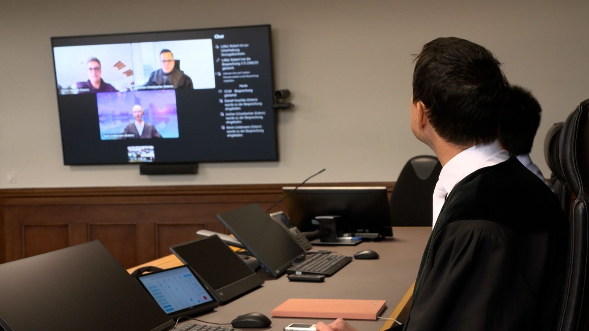 Online-Verhandlung aus Perspektive der Nürnberger Gerichte.