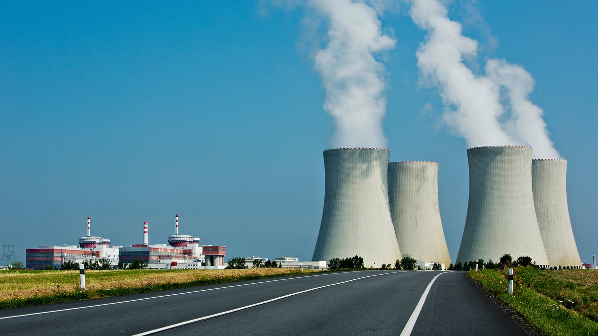Das Atomkraftwerk Temelin in Tschechien