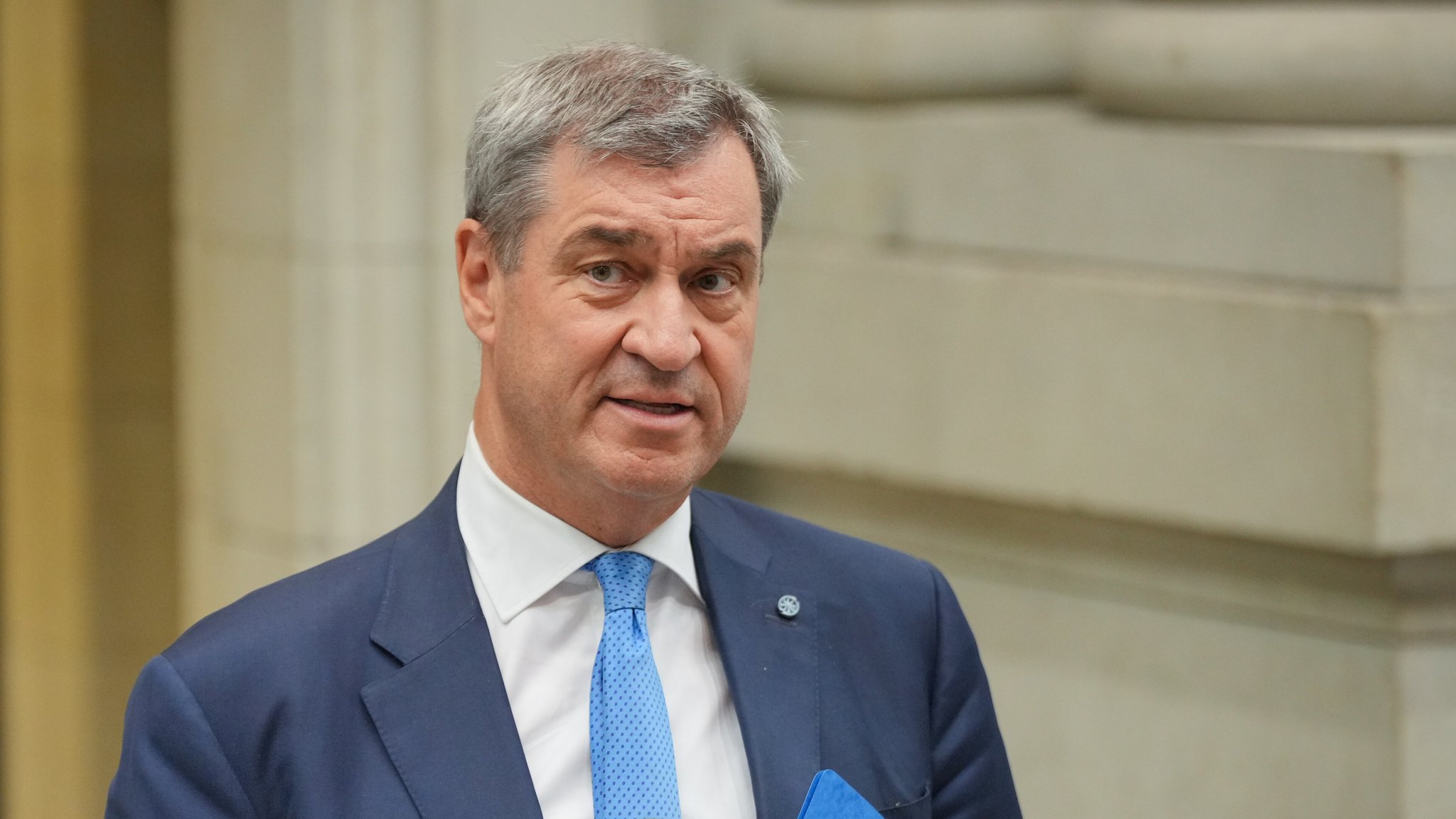 CSU-Chef und Bayerns Ministerpräsident Markus Söder in Berlin
