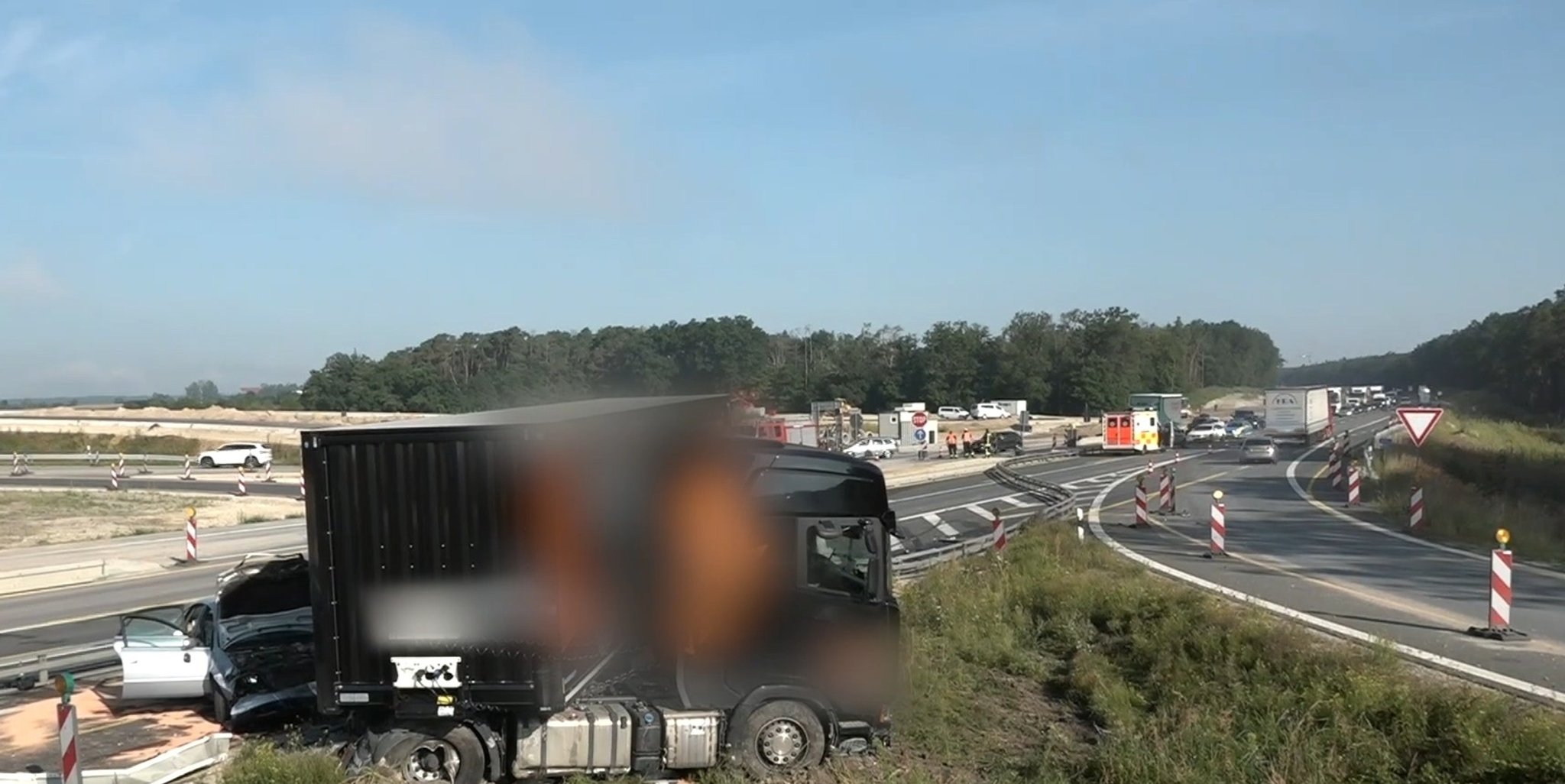 Schwerer Unfall auf der A3