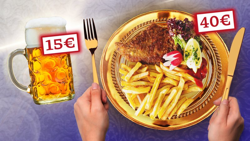 Sieben statt 19 Prozent Mehrwertsteuer in der Gastronomie: Das will die Bundesregierung. Wird die Wirtshausrechnung damit wieder billiger? | Bild: Picture Alliance; BR; Adobe Stock (Collage: BR24) Sieben statt 19 Prozent Mehrwertsteuer in der Gastronomie: Das will die Bundesregierung. Wird die Wirtshausrechnung damit wieder billiger?