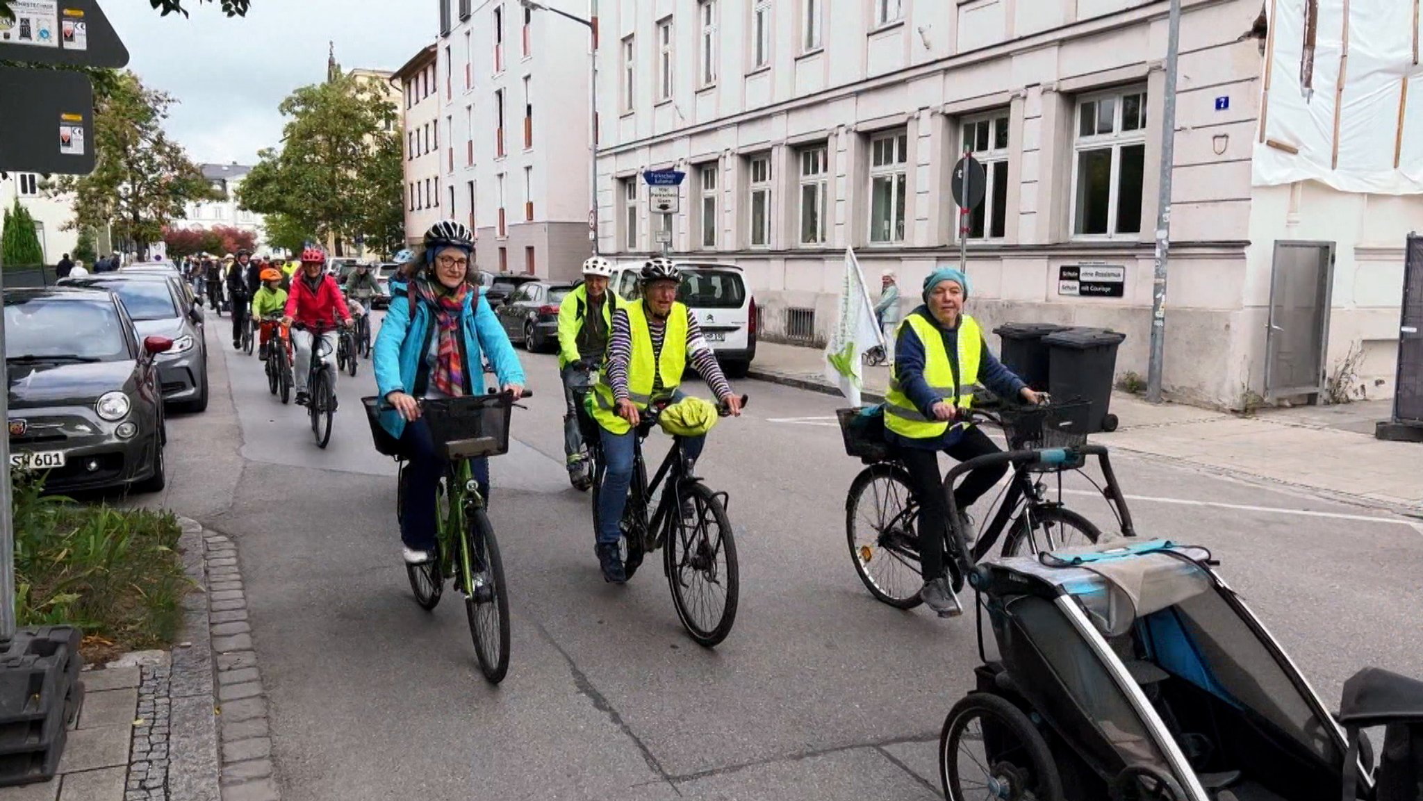 Radl-Demo in Rosenheim