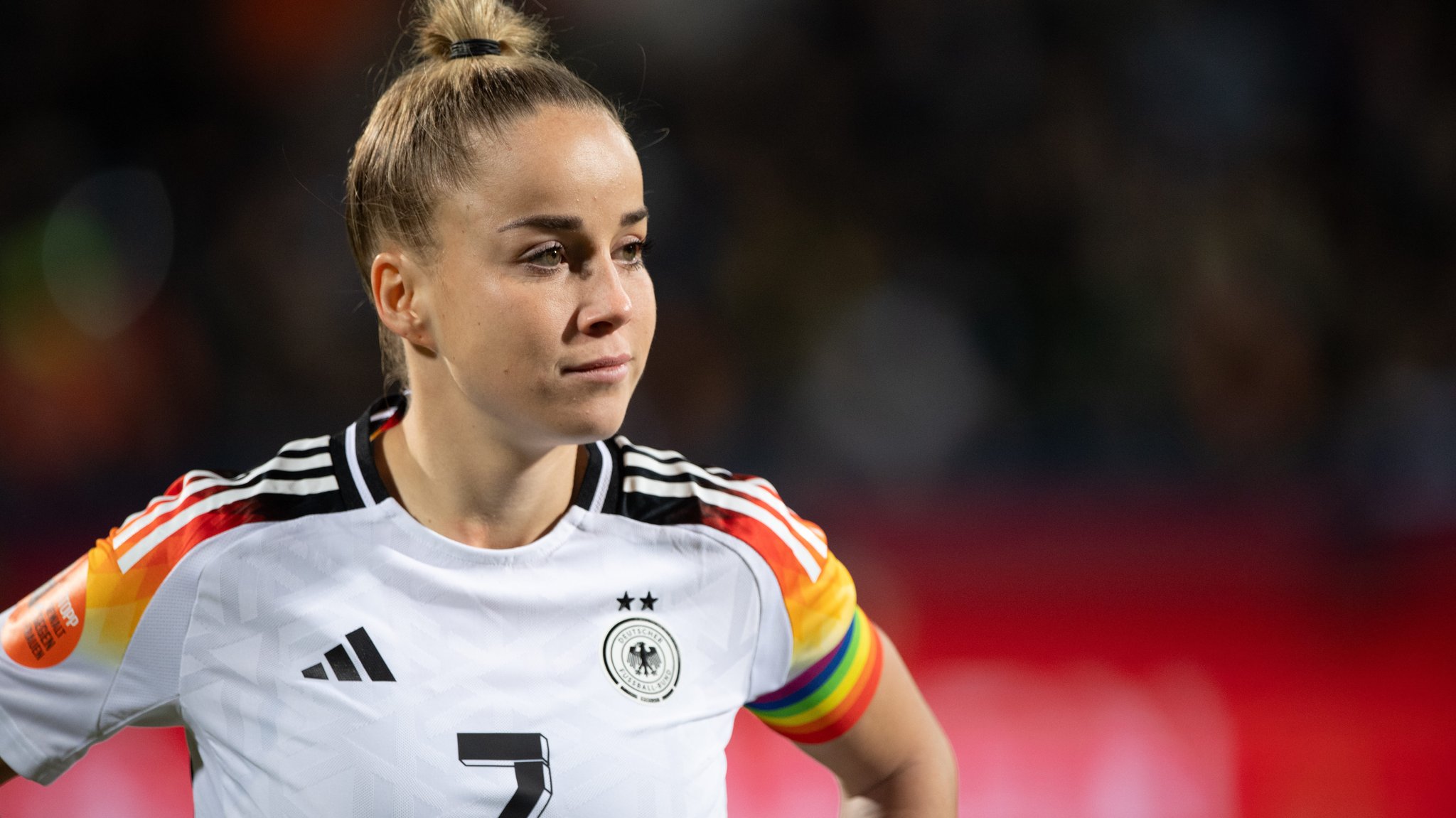 Giulia Gwinn im Trikot der Nationalmannschaft