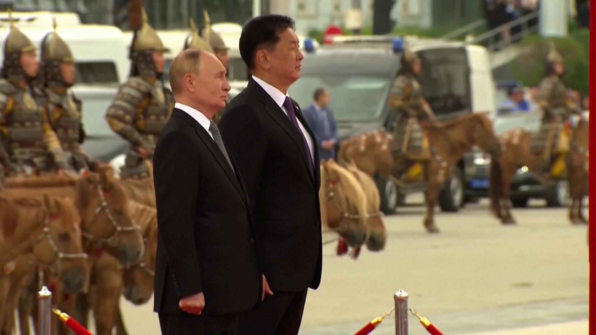 Im Video: Putin in der Mongolei 