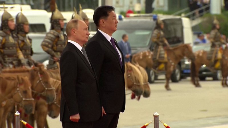 Im Video: Putin in der Mongolei | Bild: Bayerischer Rundfunk 2024 Im Video: Putin in der Mongolei