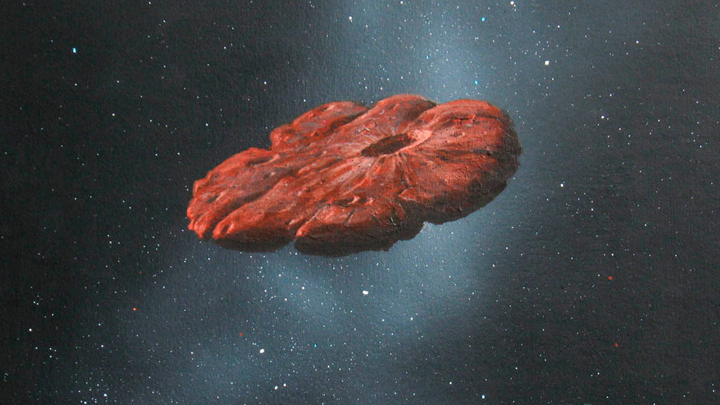 Biskuitförmiges UFO, das bei Astronomen für Debatten sorgt