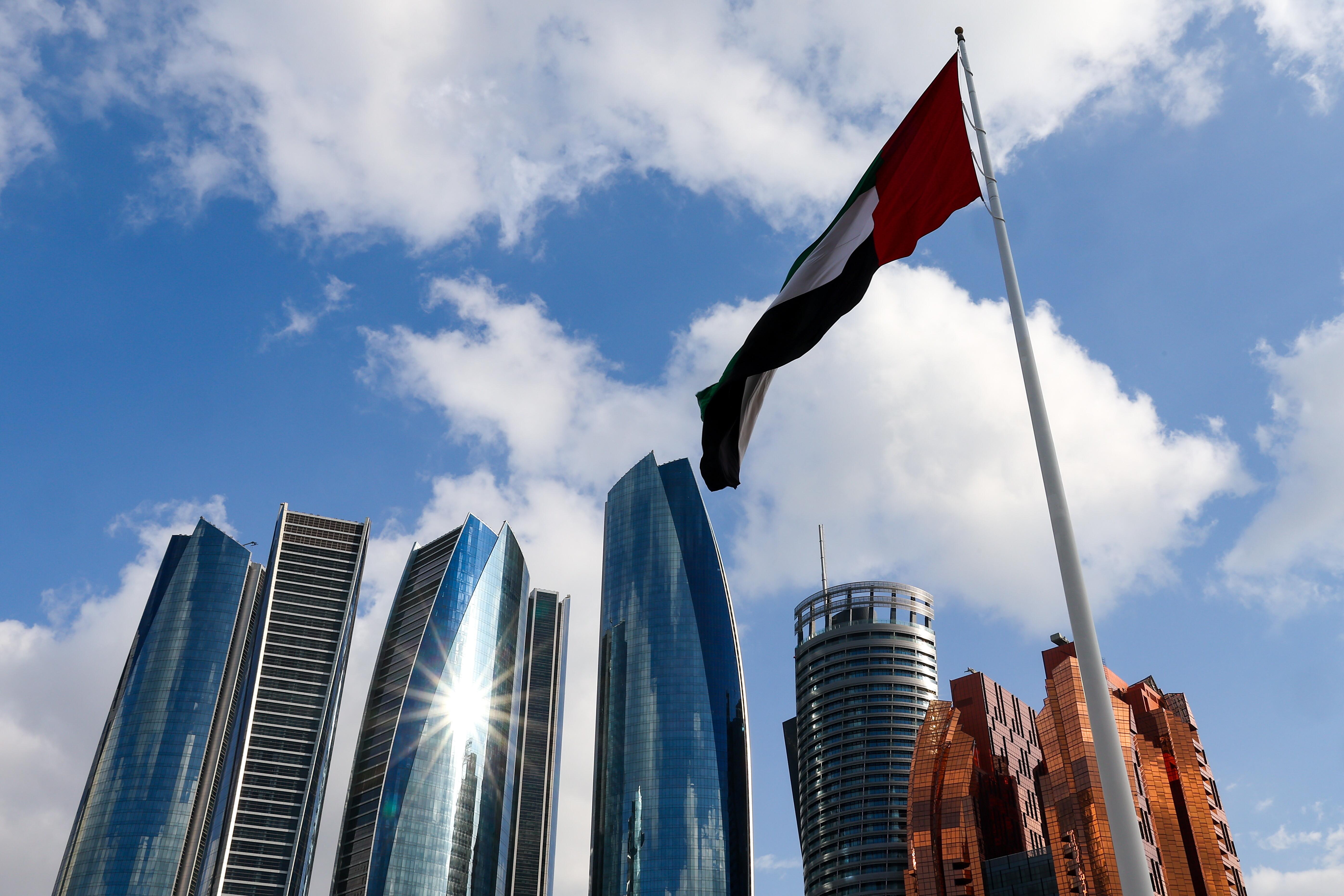 Etihad Towers in Abu Dhabi