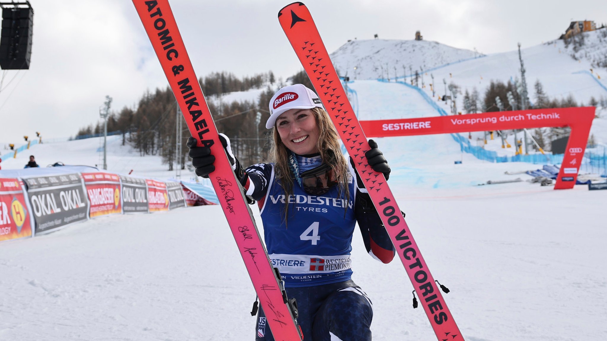 Die US-amerikanische Ski-Rennläuferin Mikaela Shiffrin