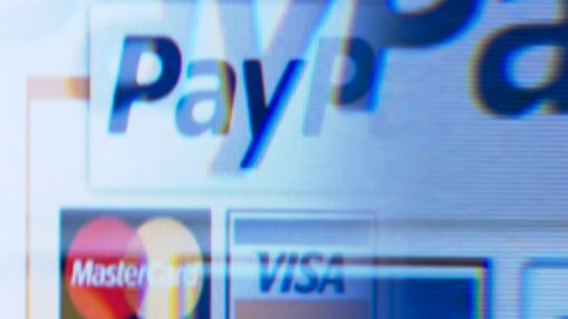 Paypal-Website | Bild: BR Paypal-Website