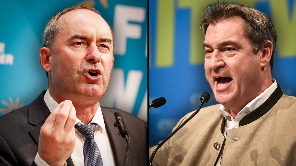 Hubert Aiwanger und Markus Söder