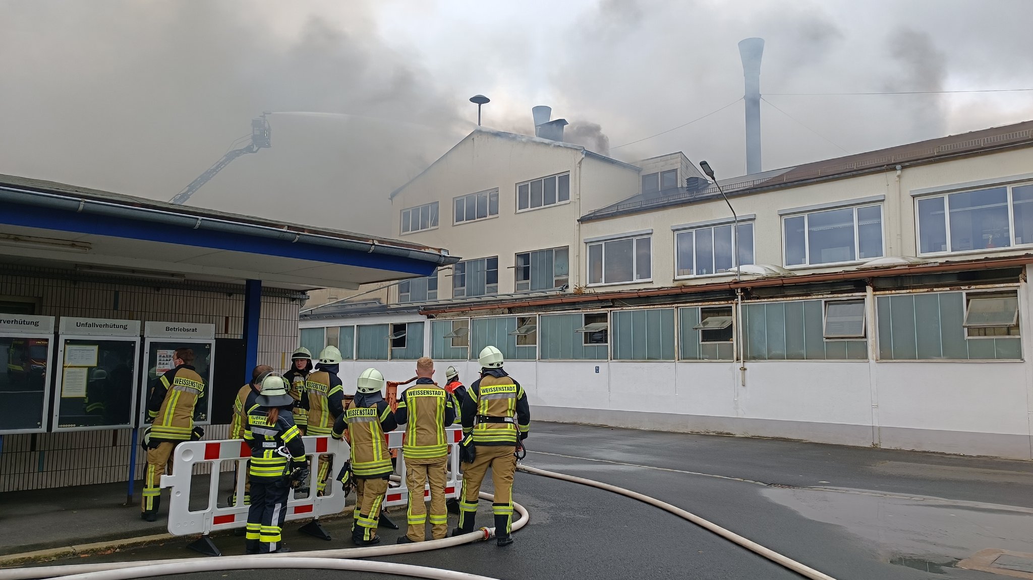 Einsatzkräfte der Feuerwehr 