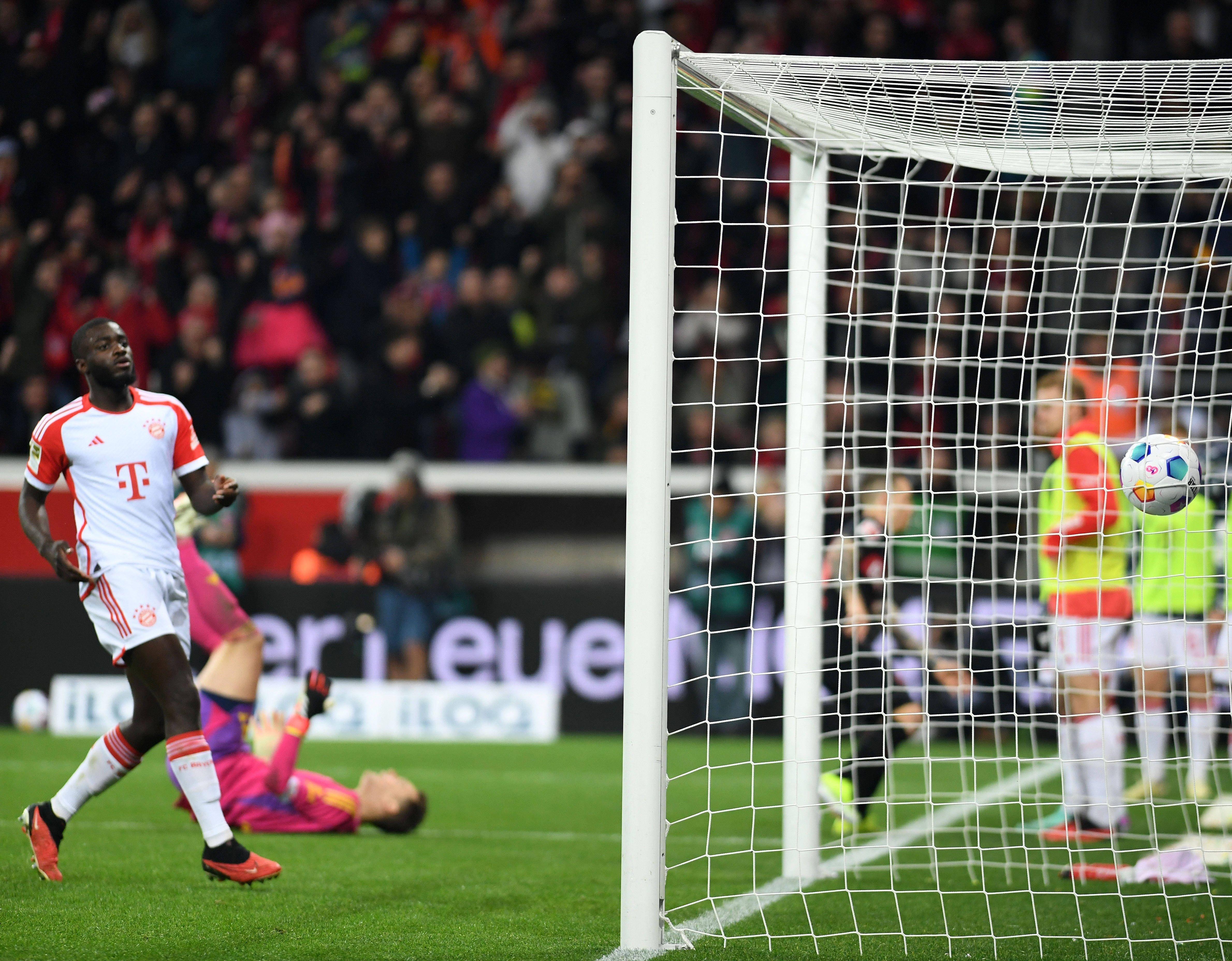 Bayer Leverkusen gegen den FC Bayern München - das Tor zum 2:0