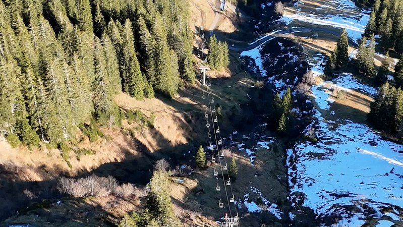 Die Lifttrasse führt teilweise durch das Naturschutzgebiet Allgäuer Hochalpen. | Bild: BR/Michael Frick Die Lifttrasse führt teilweise durch das Naturschutzgebiet Allgäuer Hochalpen.