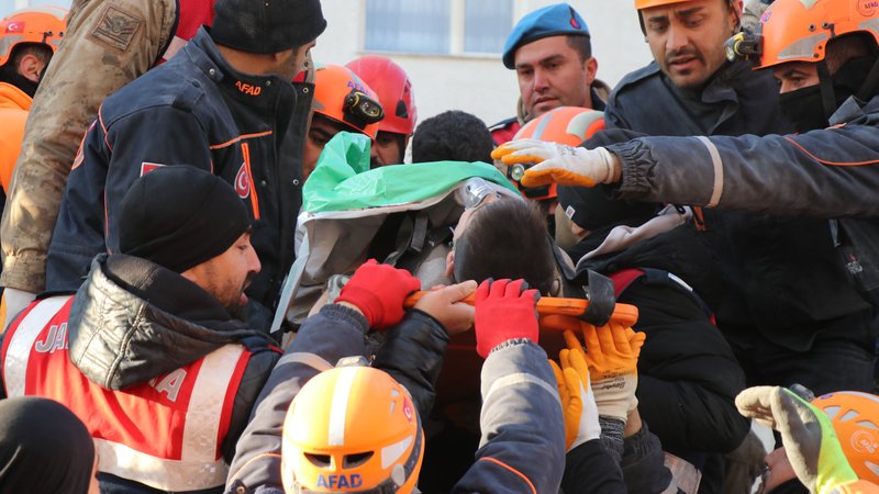 Rettung eines zehn Jahre alten Jungen in Diyarbakir (10. Februar)