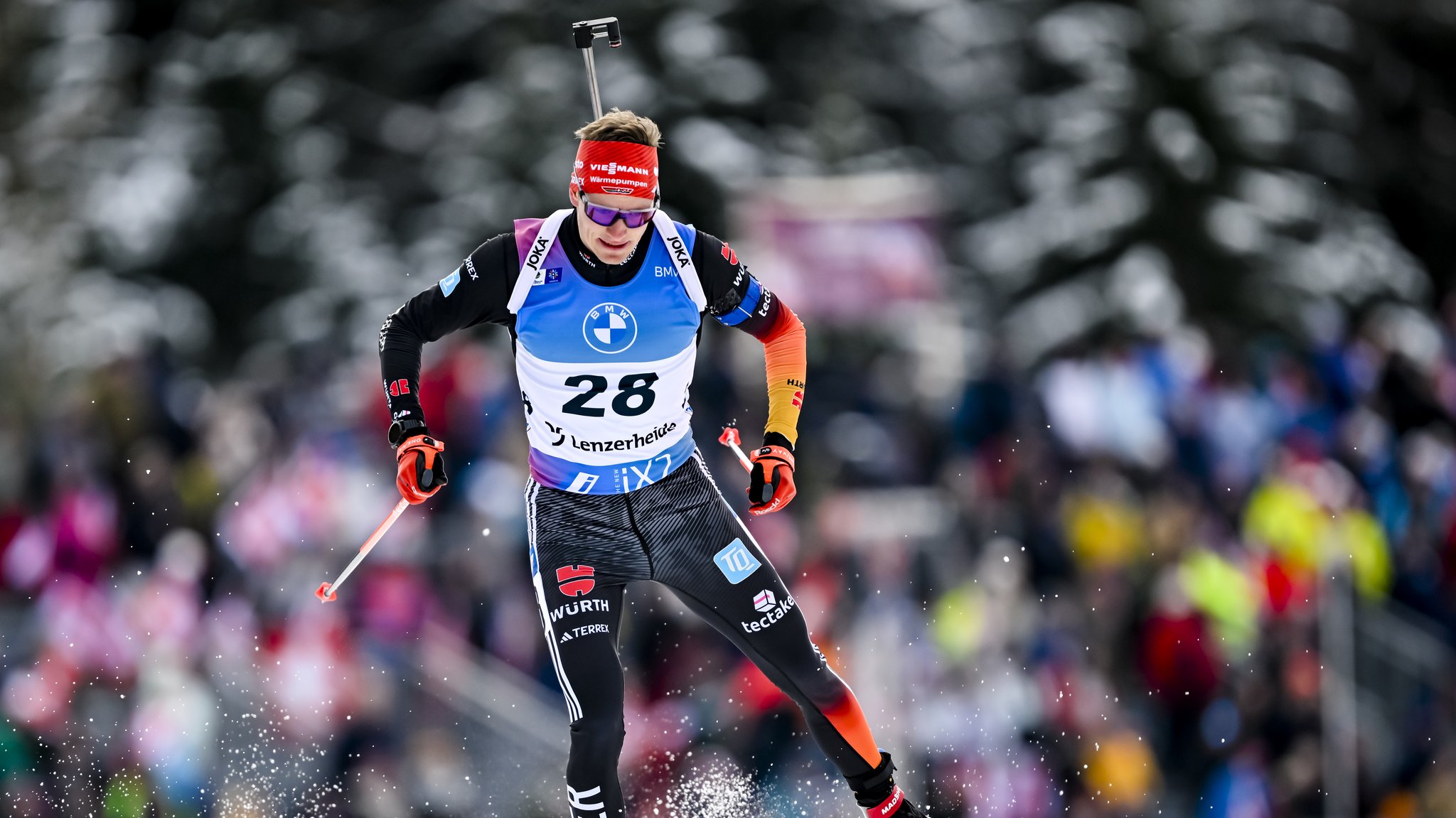 Benedikt Doll siegt im Sprint von Lenzerheide