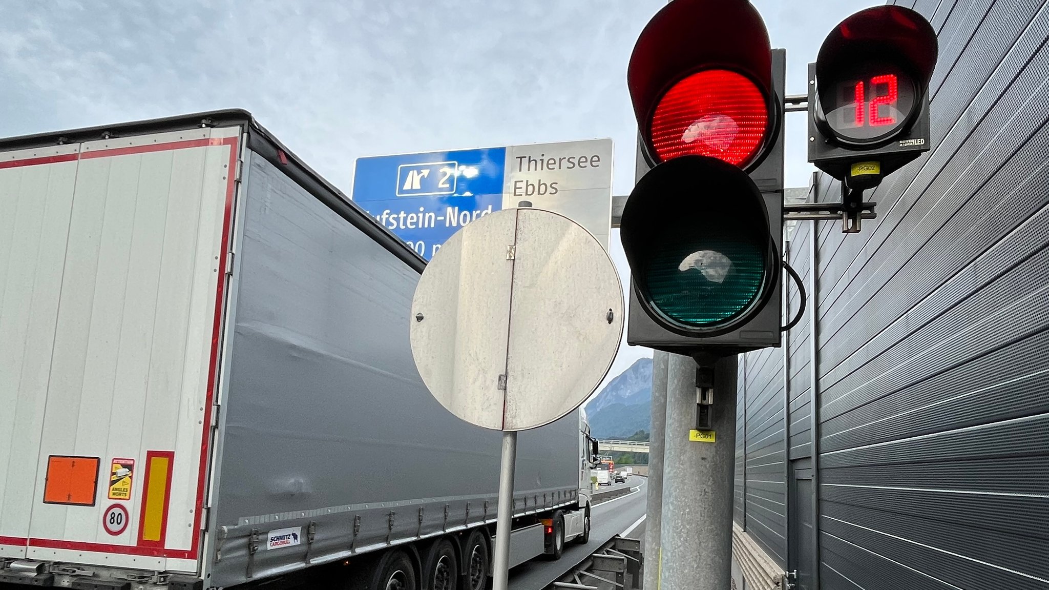 Dosierampel bei Kufstein