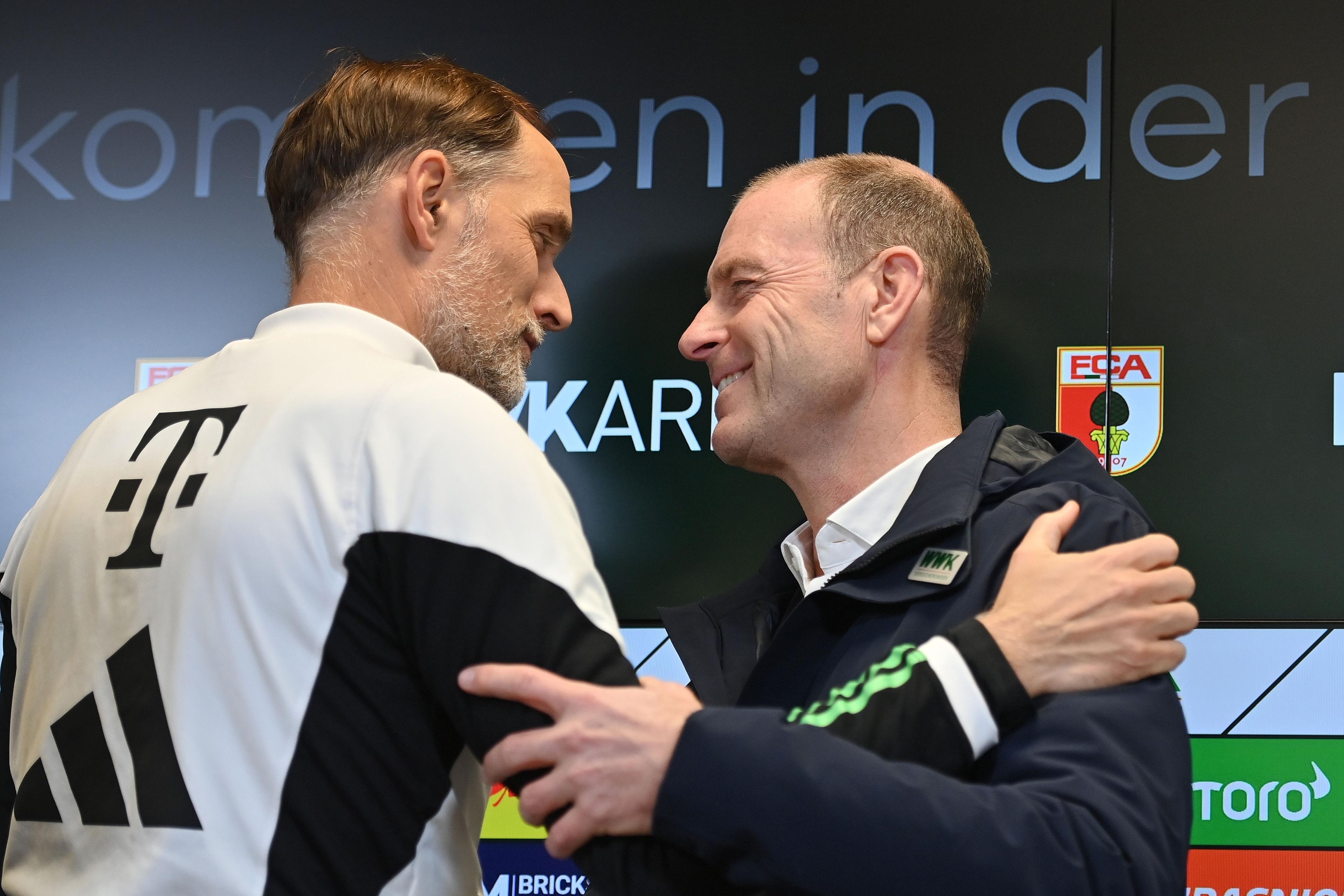 Thomas Tuchel (l.) und Jess Thorup