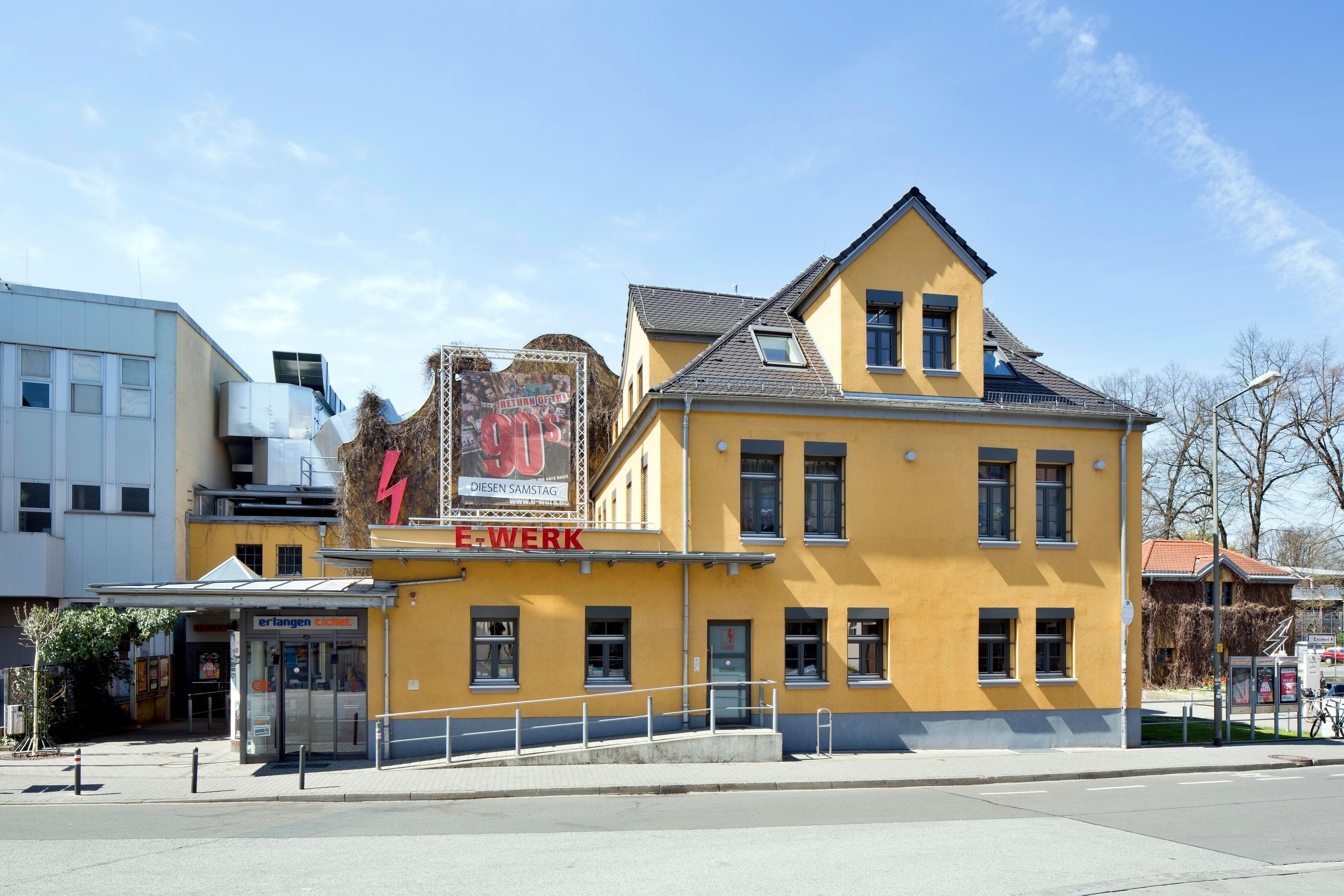 Das Kulturzentrum E-Werk in Erlangen.