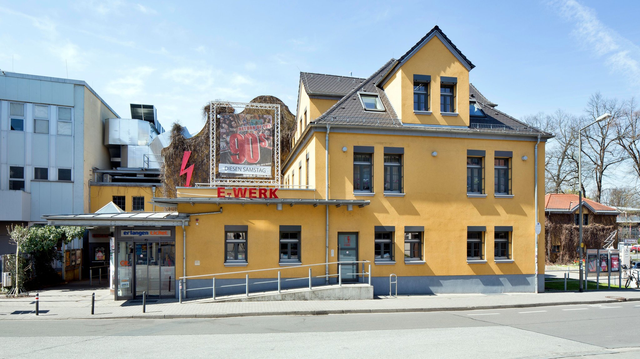Das Kulturzentrum E-Werk in Erlangen.