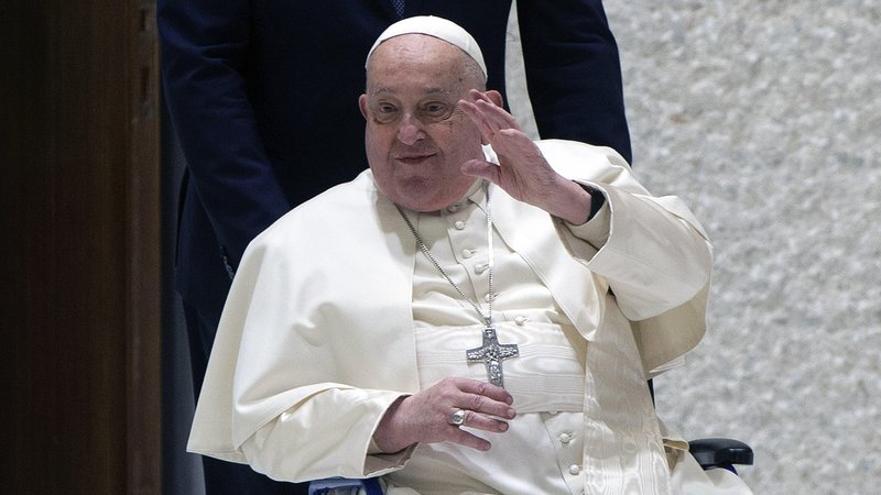 Papst Franziskus am 12.2.2025 | Bild: picture alliance / Hans Lucas | Alessia Giuliani Papst Franziskus am 12.2.2025