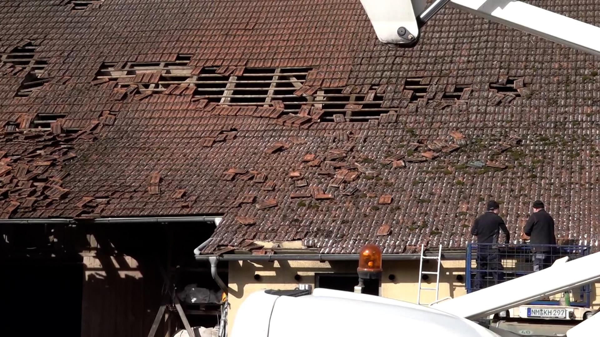 Sturmschäden in der Oberpfalz