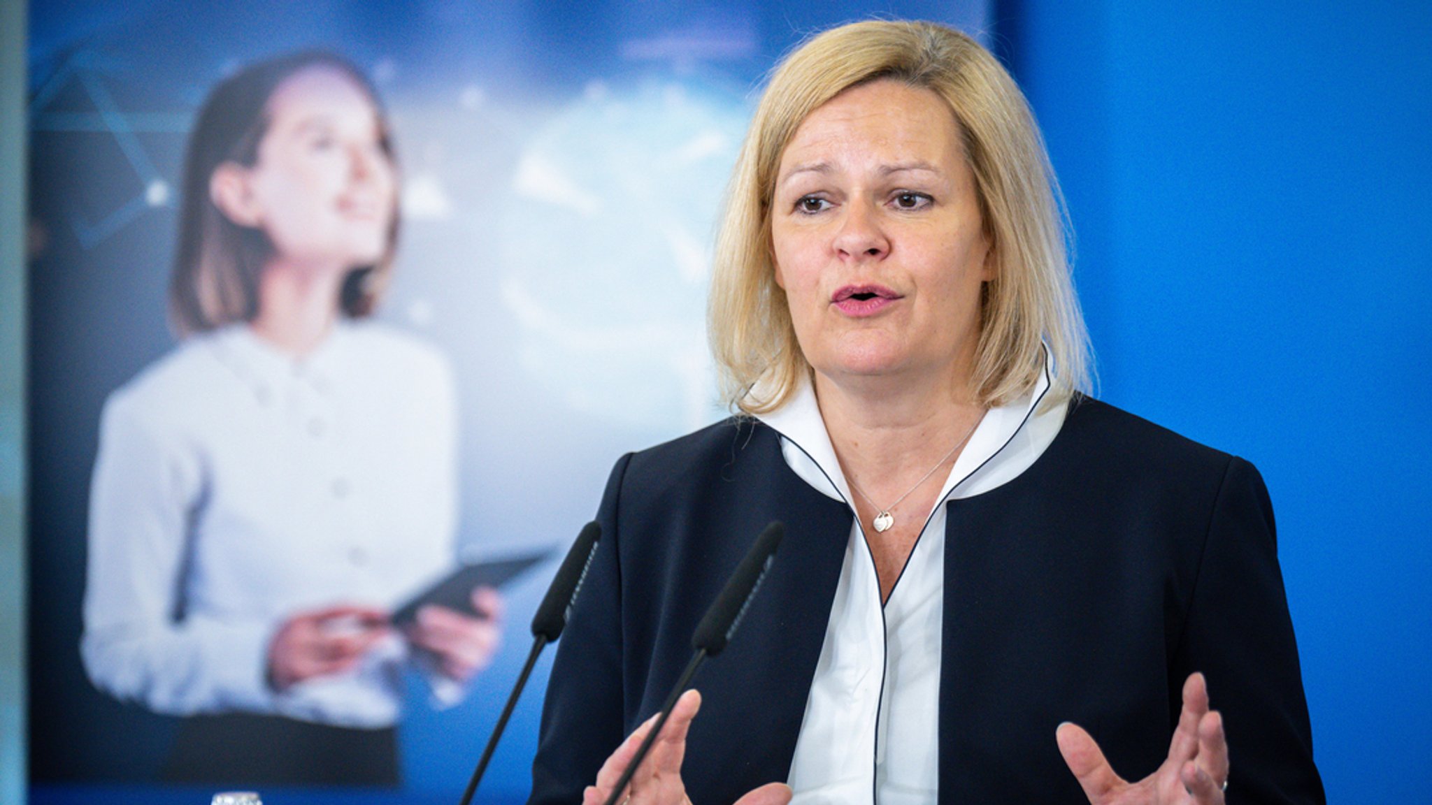 Bundesinnenministerin Nancy Faeser (SPD)