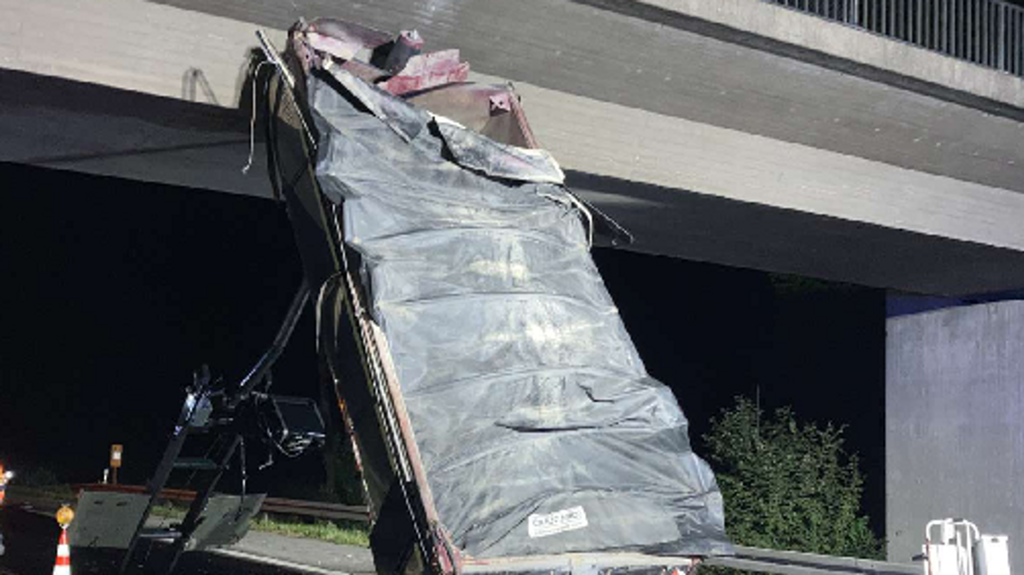 Foto von der Unfallstelle
