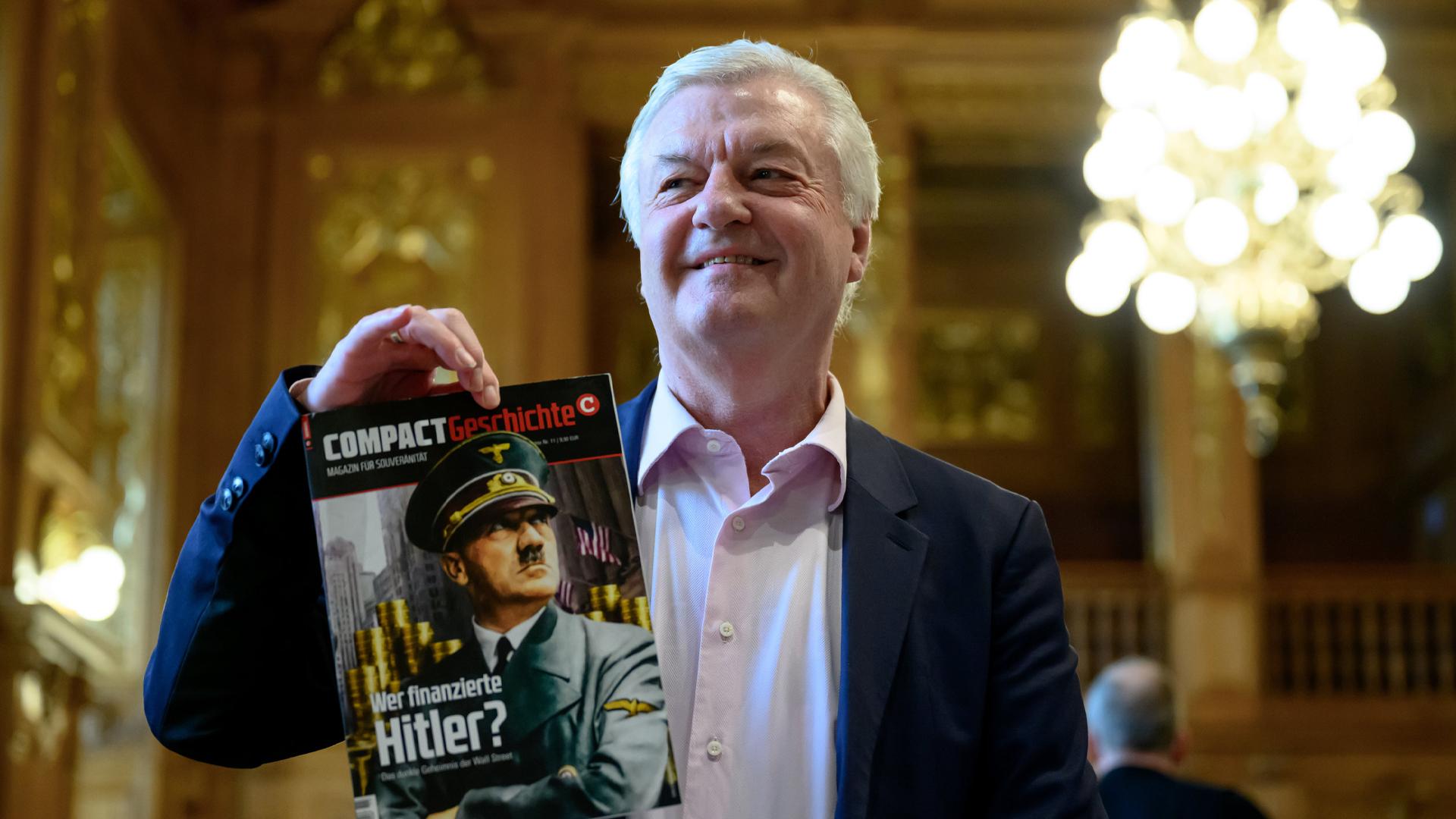 Das Bundesverwaltungsgericht in Leipzig hat das Verbot des Magazins "Compact" für unzulässig erklärt.