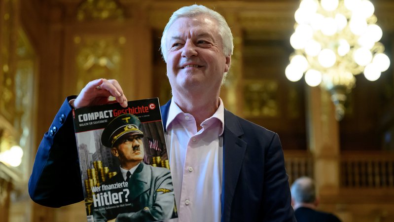 Das Bundesverwaltungsgericht in Leipzig hat das Verbot des Magazins "Compact" für unzulässig erklärt. | Bild: BR Das Bundesverwaltungsgericht in Leipzig hat das Verbot des Magazins "Compact" für unzulässig erklärt.