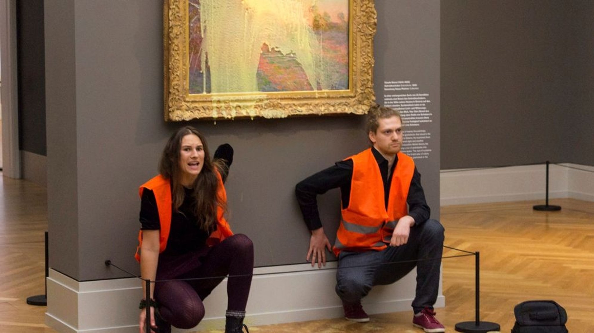 Kartoffelbrei-Attacke auf Monet-Bild in Potsdam