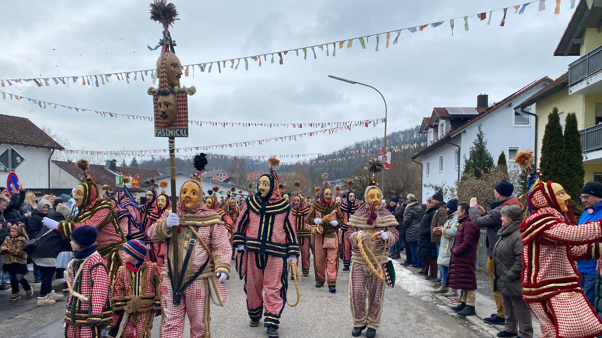 Faschingsumzug. 