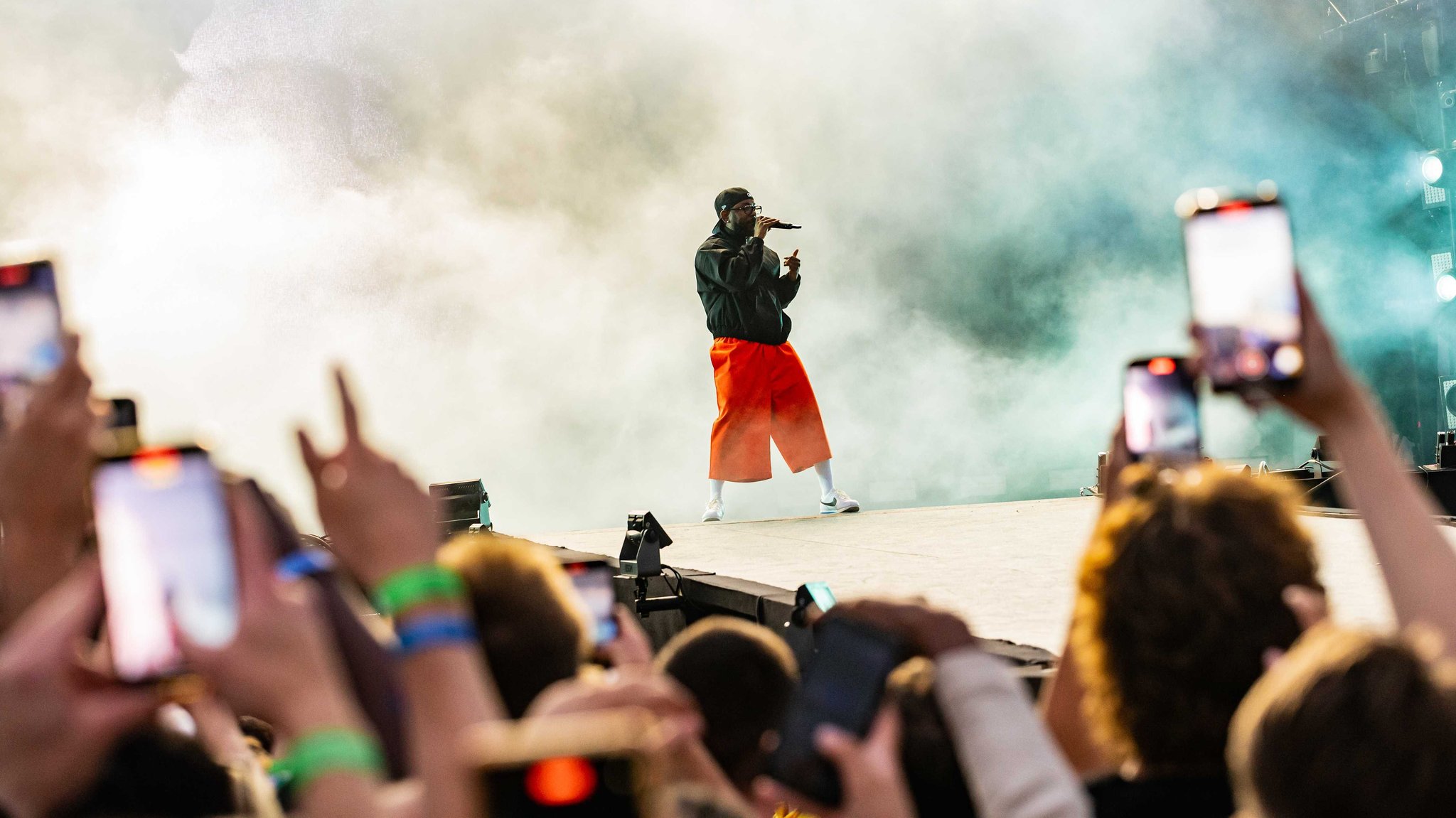 Kendrick Lamar während eines Auftritts beim internationalen Hip-Hop-Festival Rolling Loud in Rotterdam Ende Juni.