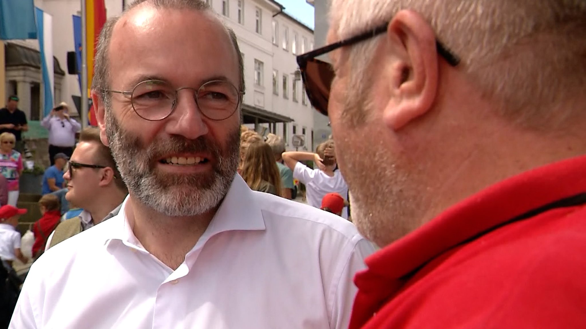 Manfred Weber, Spitzenkandidat der CSU beim Wahlkampf zur Europawahl