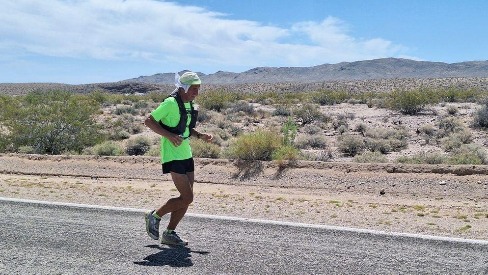 Hubert Karl aus Zeil am Main (Lkr. Haßberge) ist über über 3.900 Kilometer quer durch die USA gelaufen.