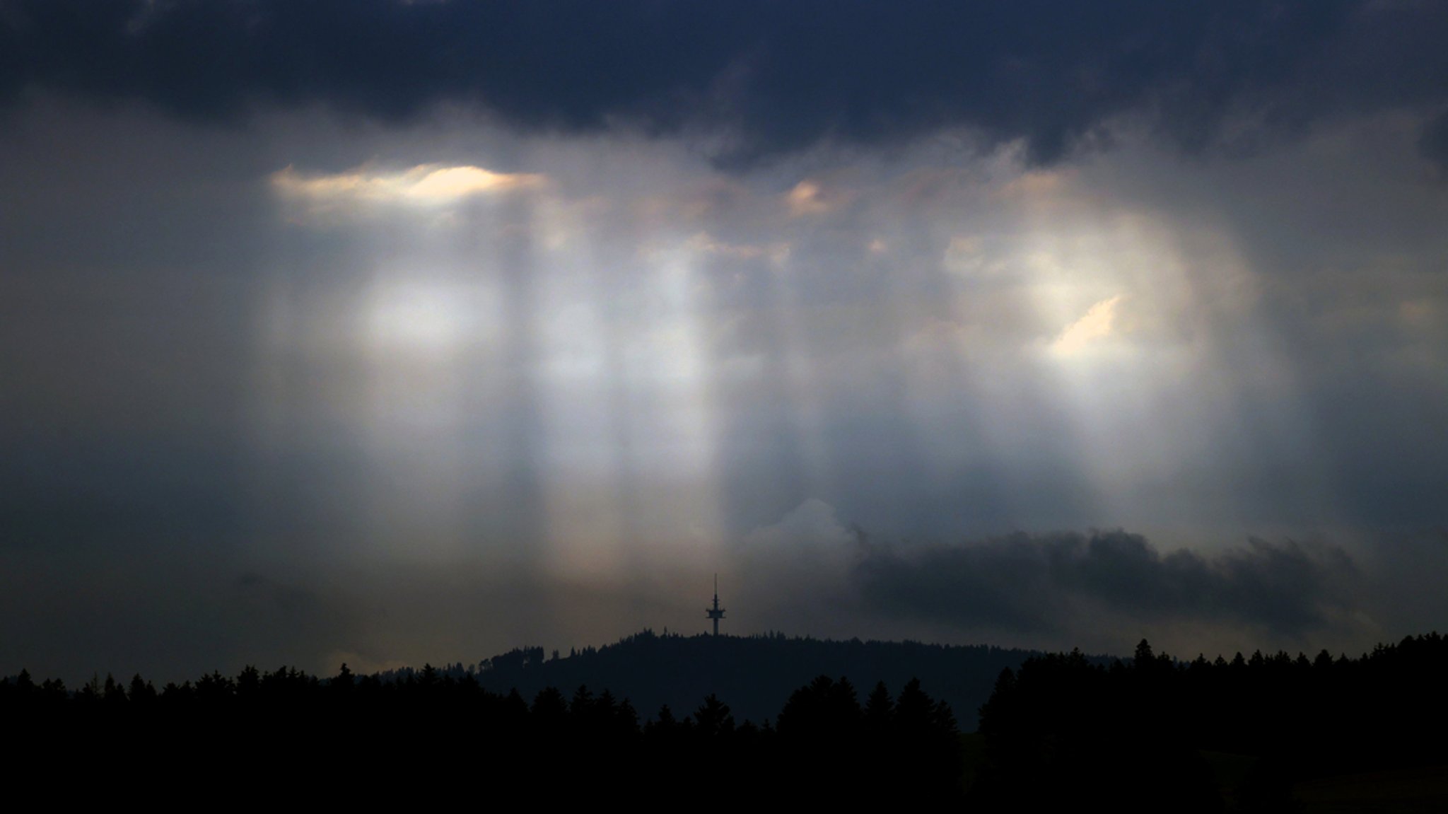 Regen und Gewitter in Bayern