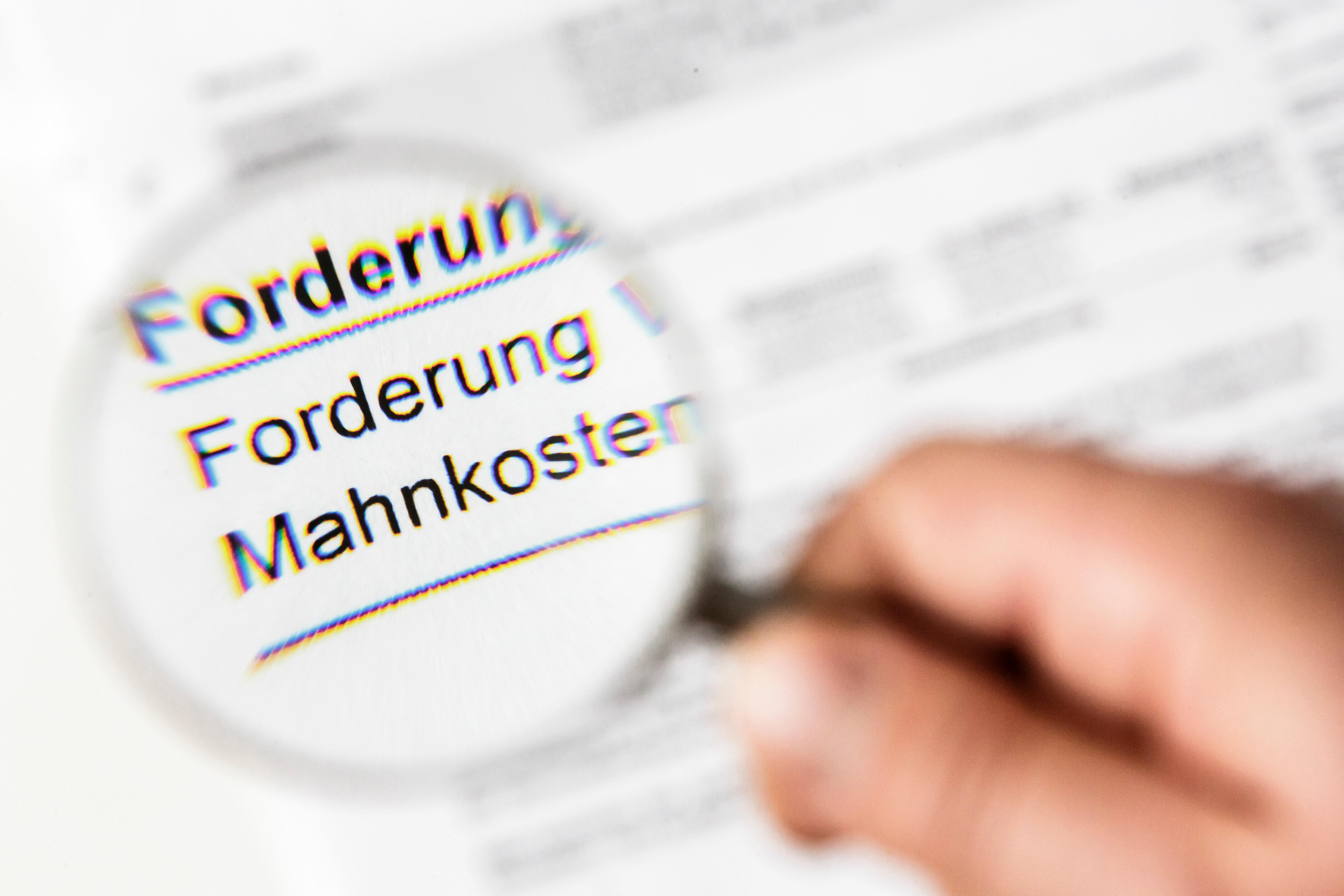 Mahnschreiben unter der Lupe