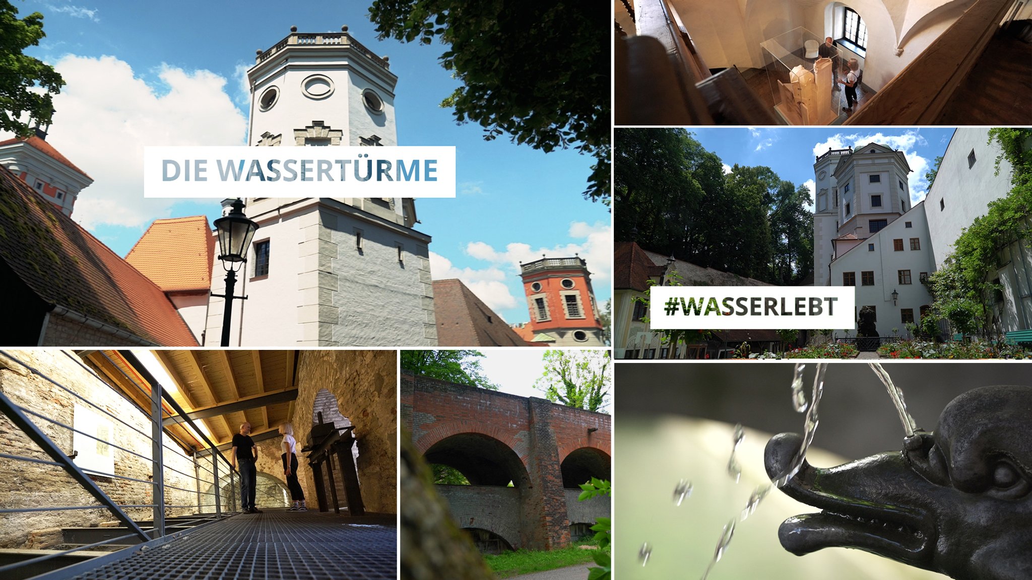 Wassertürme am Roten Tor in Augsburg