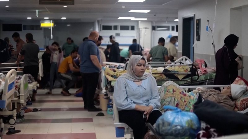 Nach einem Einschlag beim Schifa-Krankenhaus in Gaza-Stadt hat das israelische Militär betont, nicht auf das Krankenhaus zu feuern.