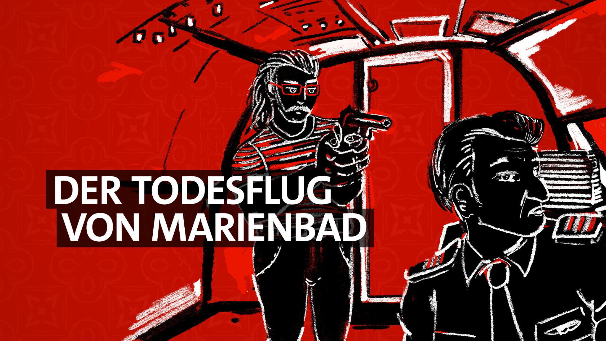 Illustration: Der Todesflug von Marienbad