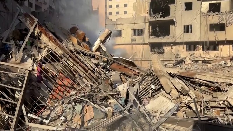 Einschläge in Israel und im Libanon | Bild: BR Einschläge in Israel und im Libanon