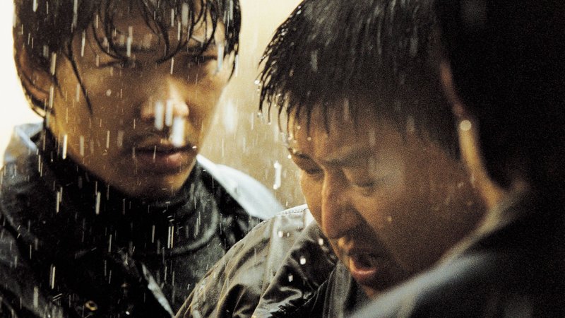 In der Diktatur erzwungene Polizeiarbeit sorgt für Verdruss in "Memories of Murder" von Bong Joon-ho (Filmszene).