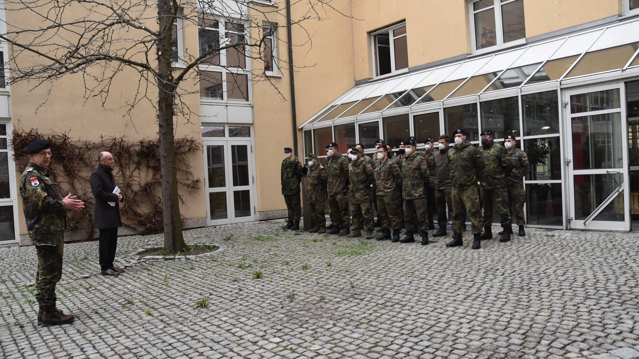 Verabschiedung der Bundeswehr-Soldaten