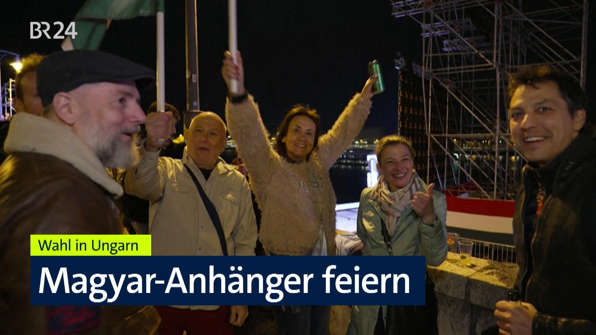 So feiert Ungarn die Wahl