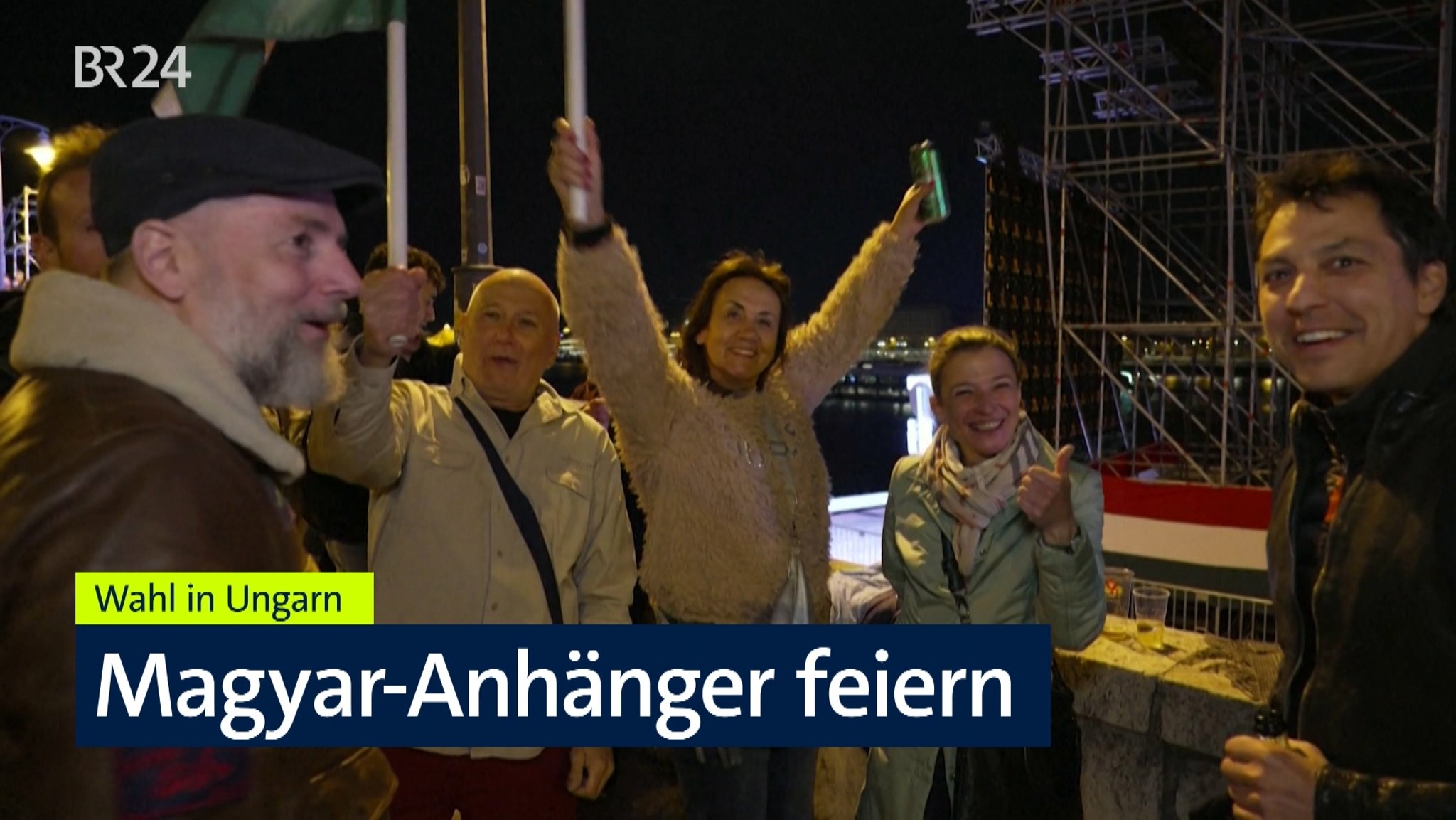 So feiert Ungarn die Wahl