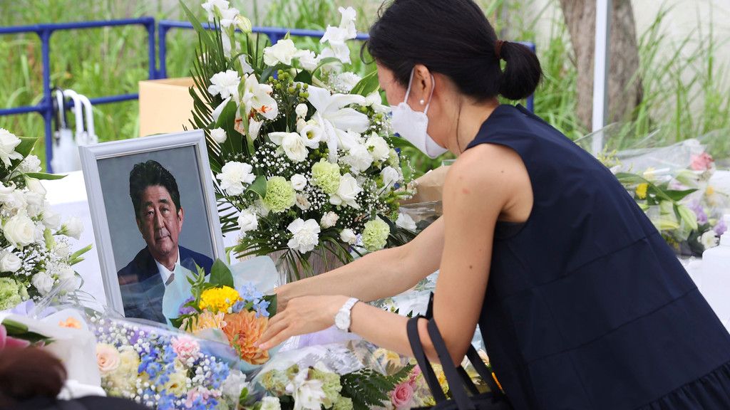 Beisetzung von Shinzo Abe in Tokio am 12.7.2022